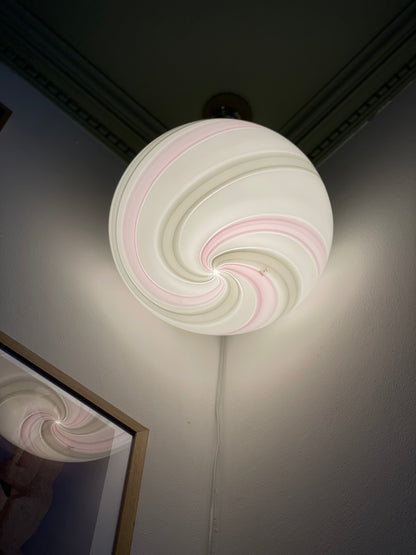 Vintage Vetri Murano candy ceiling lamp 35cm