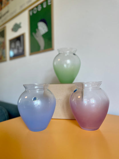 Vase in Bohemian crystal glass