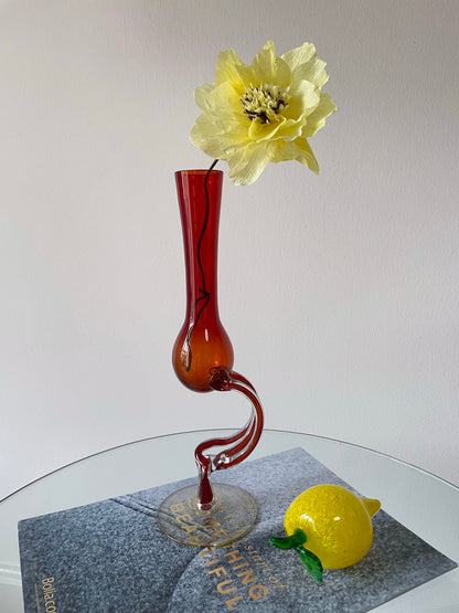 Quirky flask vase
