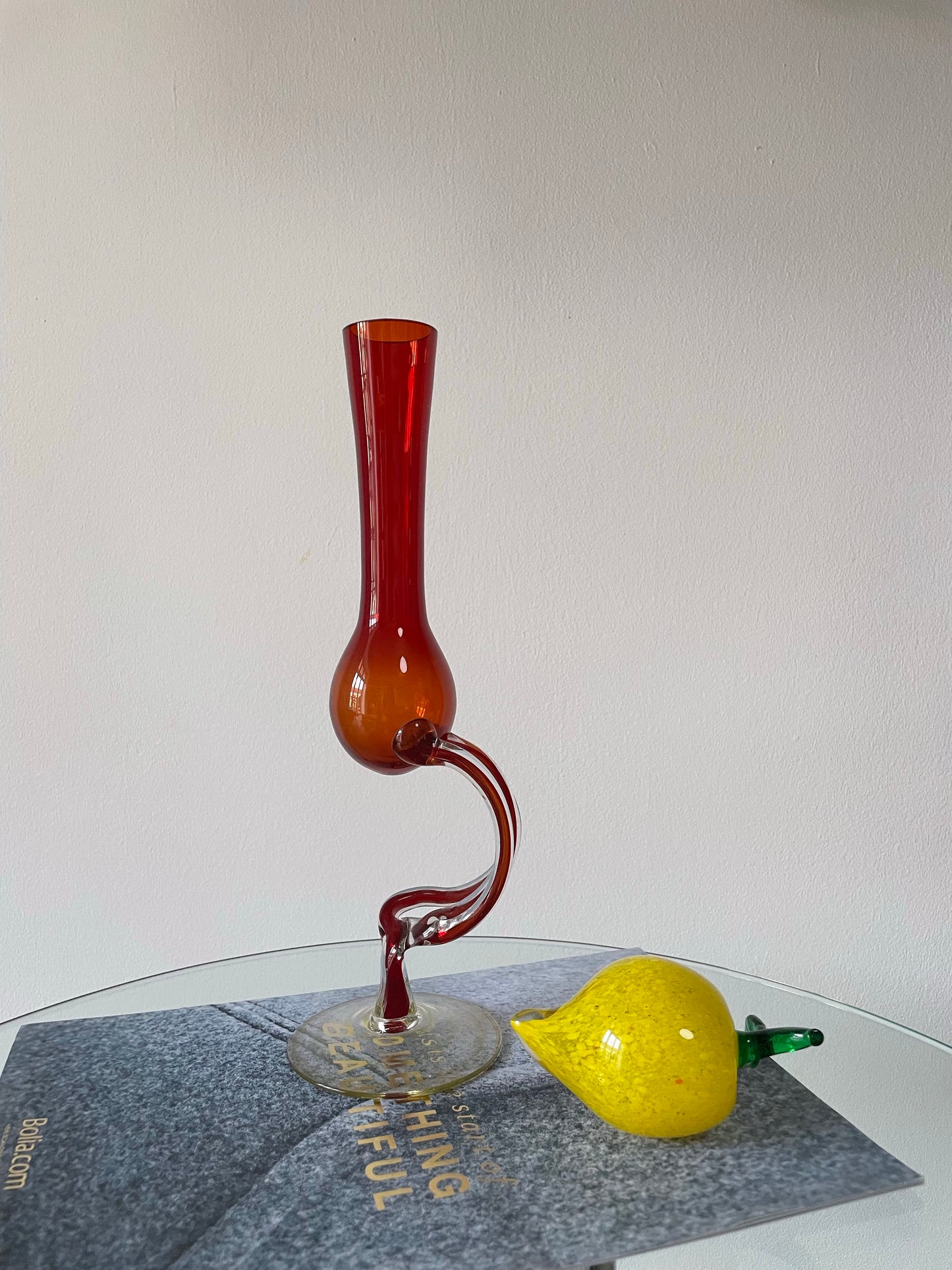 Quirky flask vase
