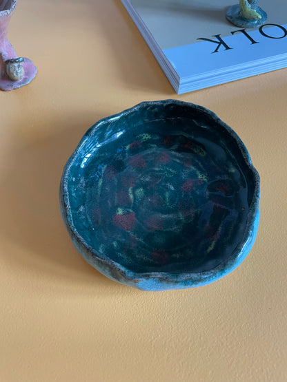 Colored ceramic - soap dish
